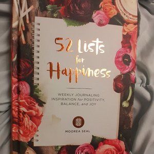 New Book 52 Lists for Happiness Weekly Journal by Moorea Seal 💫